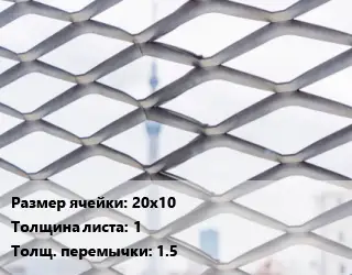 Сетка ЦПВС 20х10 s=1 1.5